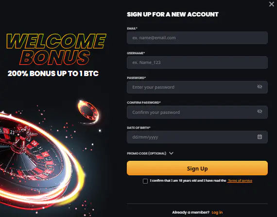 Login Instant Casino